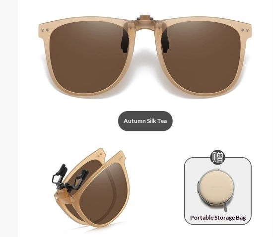 Foldable Polarized Sunglass Clips UV Protection Fashionable Lightweight