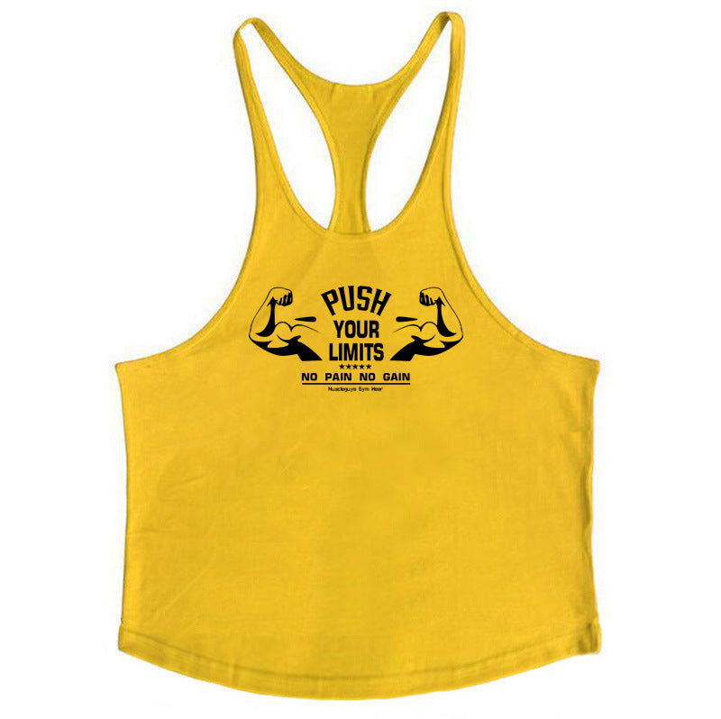 Men's Pure Cotton Thin Strap Sleeveless Tank Top