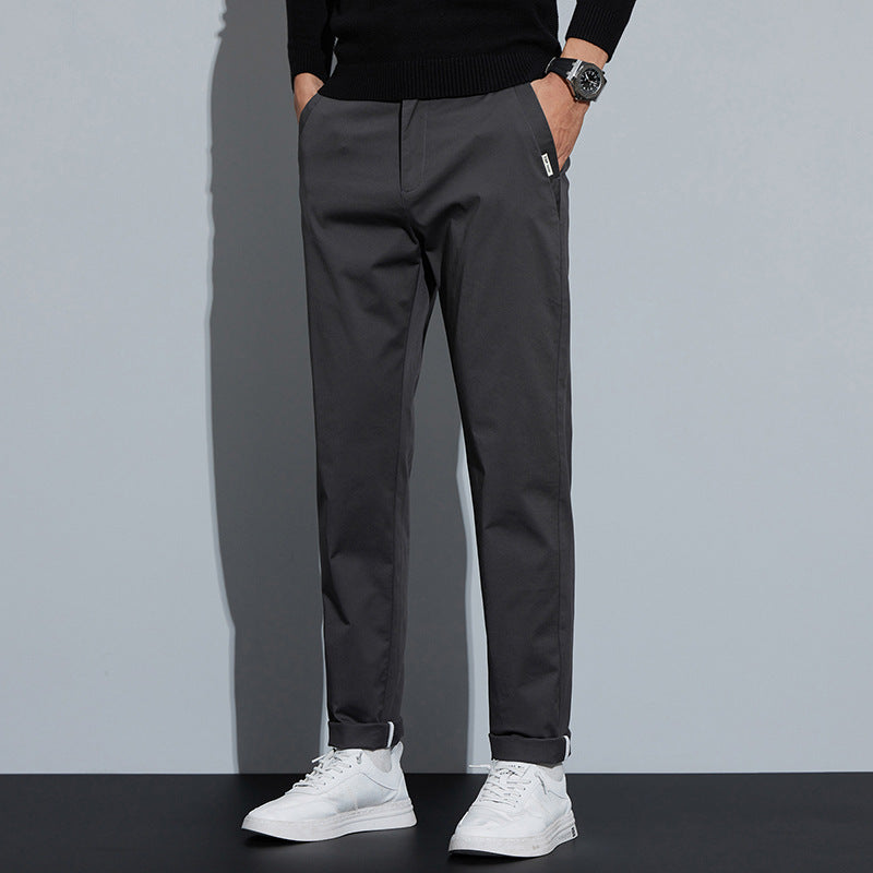 Combed Cotton Light Business Casual Pants Men
