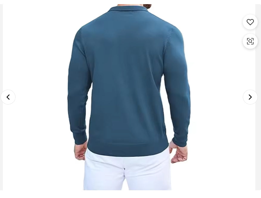 Sports Men's Polo Shirt Solid Color