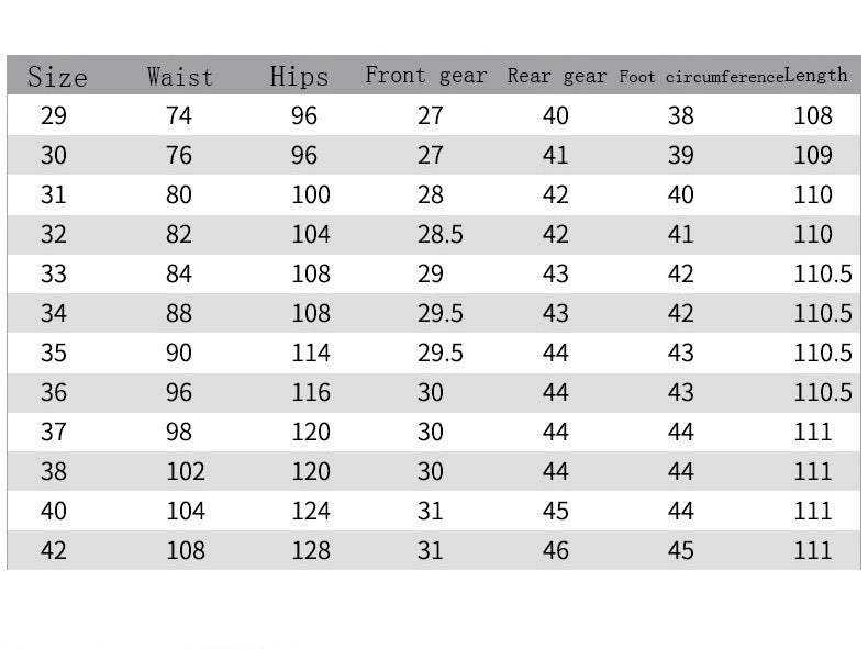 Summer thin straight trousers