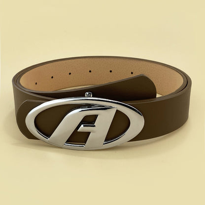 Eleganter Damen-Gürtel mit markanter Metall-Schnalle – Hochwertiges PU-Leder – Vielseitiges Accessoire