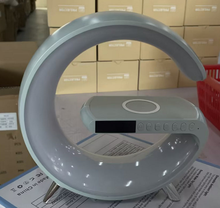 Neue intelligente G-förmige LED-Lampe Bluetooth-Speake-drahtloses Ladegerät