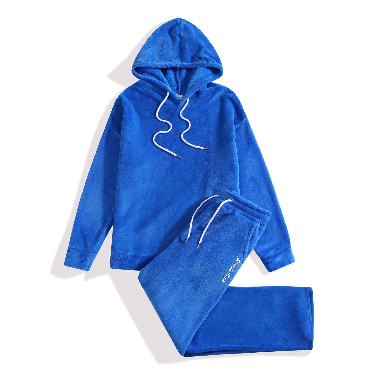 Plus-size Men's Casual Hoodie Jacket And Hooded Pants Set