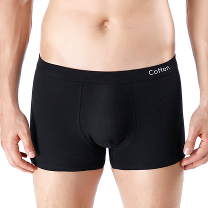 Men's Cotton U-convex Mid-waist Three-dimensional Printed Underwear
