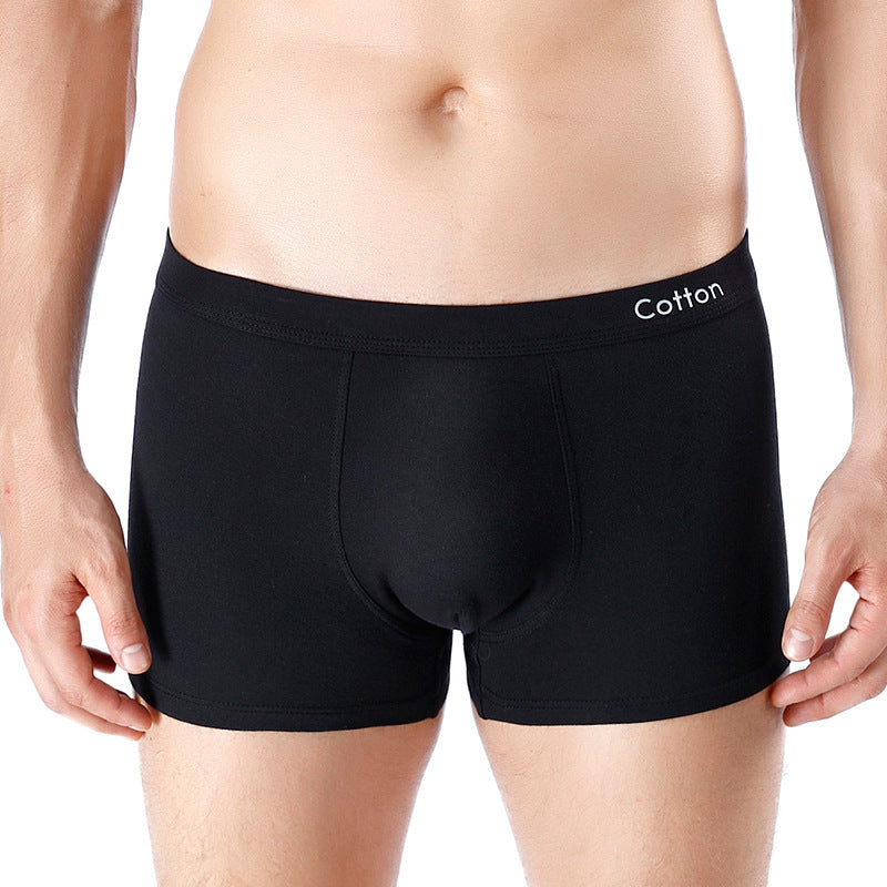 Men's Cotton U-convex Mid-waist Three-dimensional Printed Underwear