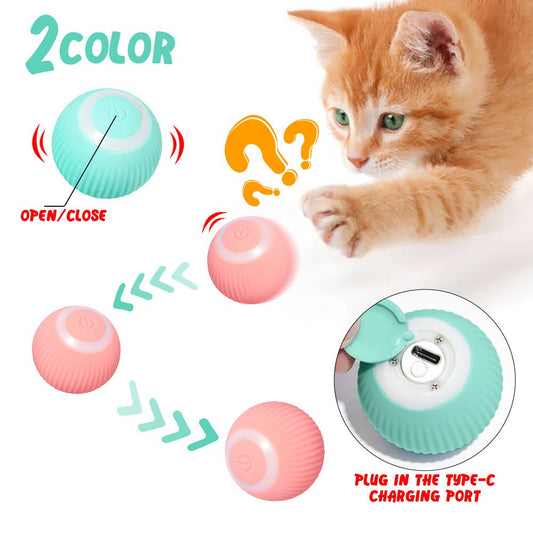Cat Gravity Intelligent Rolling Ball Tease Toy Pet Automatic Rotating Ball - Joker
