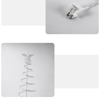 Weihnachtsspirale Baum Innen- Und Außendekorationsleuchten