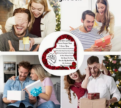 Romantischer Herz-Acryl-Aufsteller "To My Love"