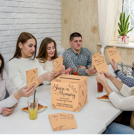 "Share a Memory" Erinnerungsbox – Das emotionale Gästebuch-Set