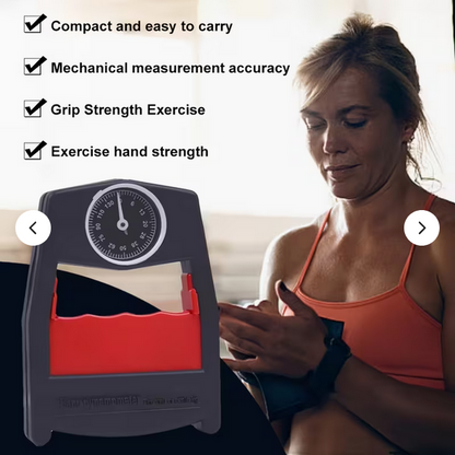 Handtrainer mit präziser 130-Einheiten-Messskala – Ergonomischer Griffkrafttrainer für Reha & Fitness – Batterieloses Design