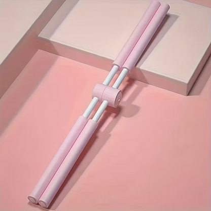 Yoga-Dehnstange für eine aufrechte Haltung – Rückenstrecker mit drehbarer Schnalle – Haltungs-Trainer für Erwachsene & Teenager