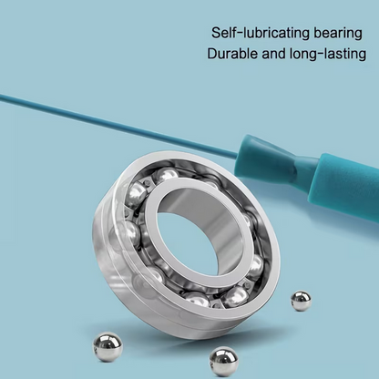 Kabelloses Springseil mit Gewichtskugeln – Professionelles Indoor-Fitnessgerät für Erwachsene – Stahldraht & Schwammgriffe