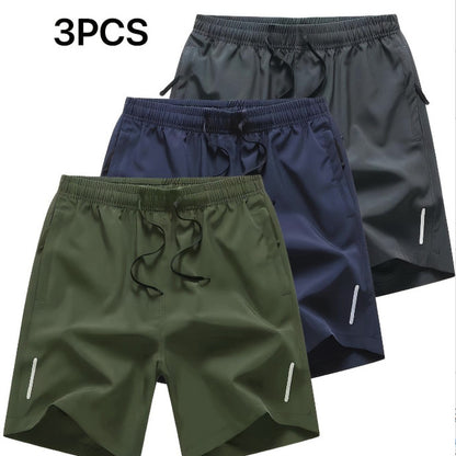 Modische Reißverschlusstasche Casual Shorts