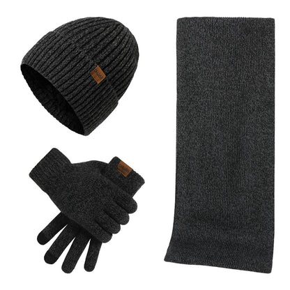 Mützenschal Und Handschuhe Dreiteiliges Set