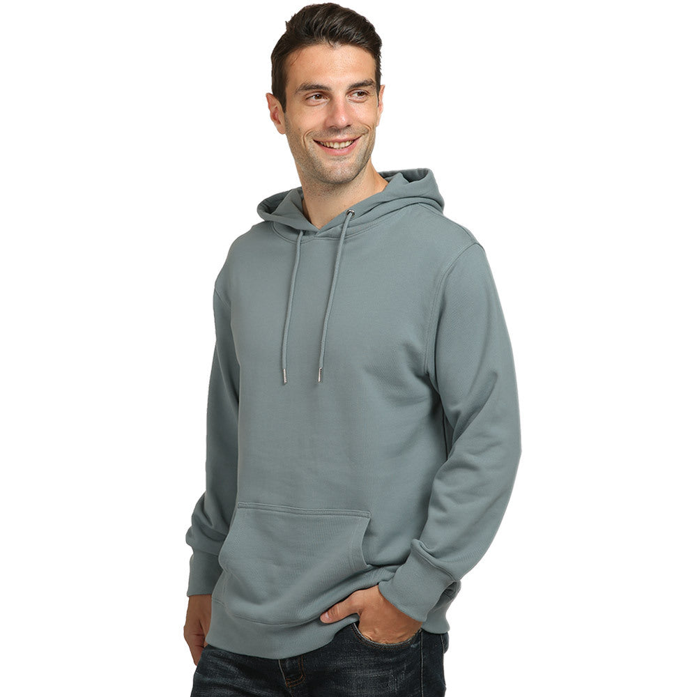 Men's Hooded Padded Terry Pullover Sweater