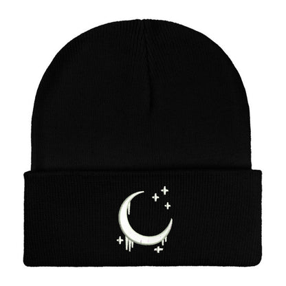 Amazon Embroidered Knitted Hat With Moon And Stars Design AutumnWinter Wool Hat