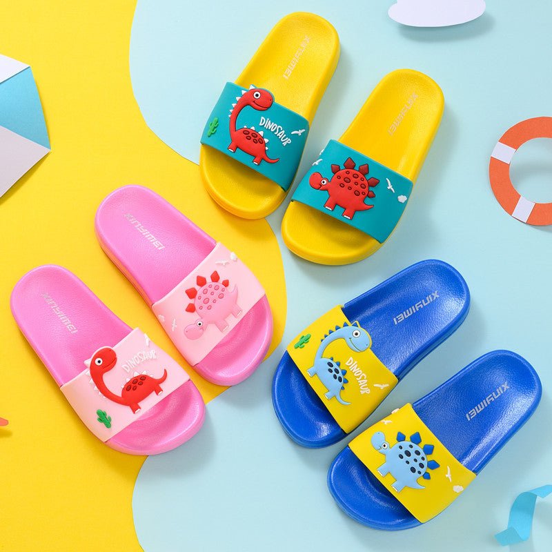 Summer Cute Thick - soled Soft - soled Home Indoor Outdoor Solid Color Sandals And Slippers - Joker