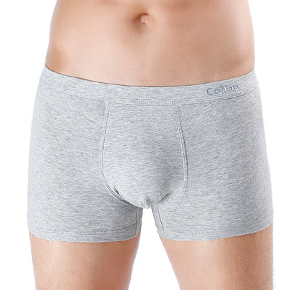 Men's Cotton U-convex Mid-waist Three-dimensional Printed Underwear