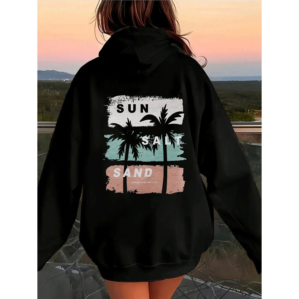 Hooded Hoodie Design With Printed Top