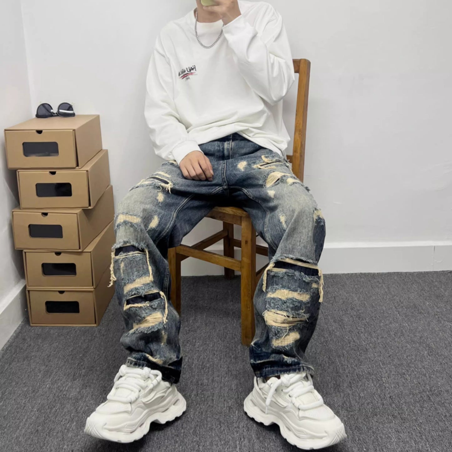 American Casual Stilvolle Jeans