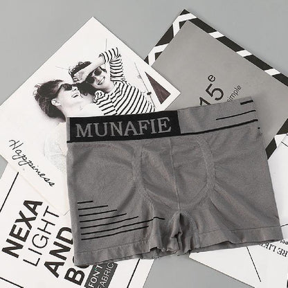 Men's Square Letter Underpants Are Breathable And Elastic