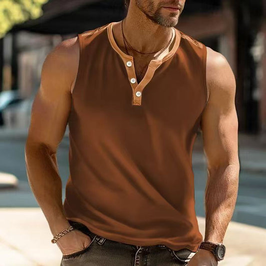 Men's Casual Sports Quick-dry Sleeveless T-shirt