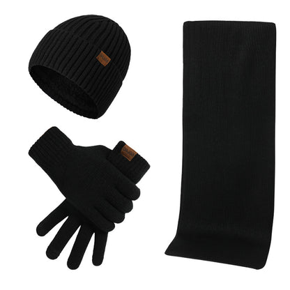 Mützenschal Und Handschuhe Dreiteiliges Set