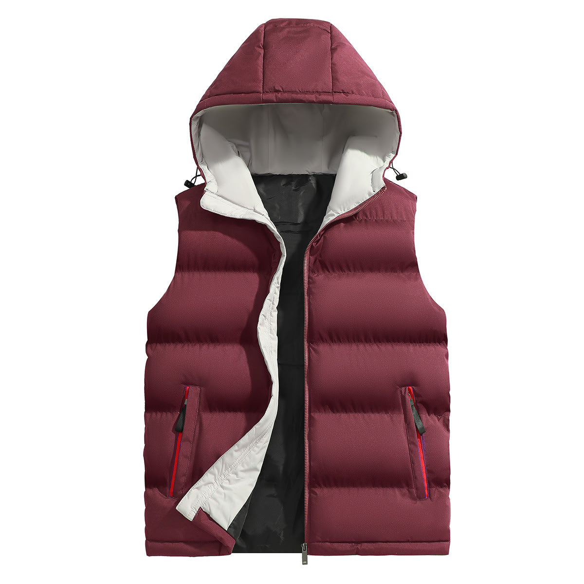 New Sports Casual Hooded Youth Sleeveless Vest