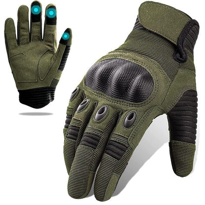 Touchscreen Taktische Vollfinger-Motorrad-Handschuhe