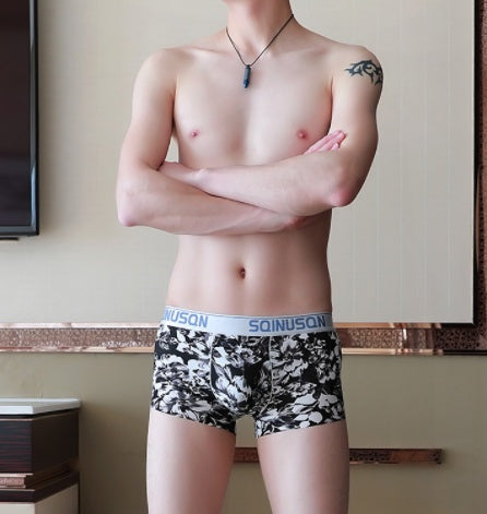 New Ice Silk Men's Thin Breathable Boxer Pants