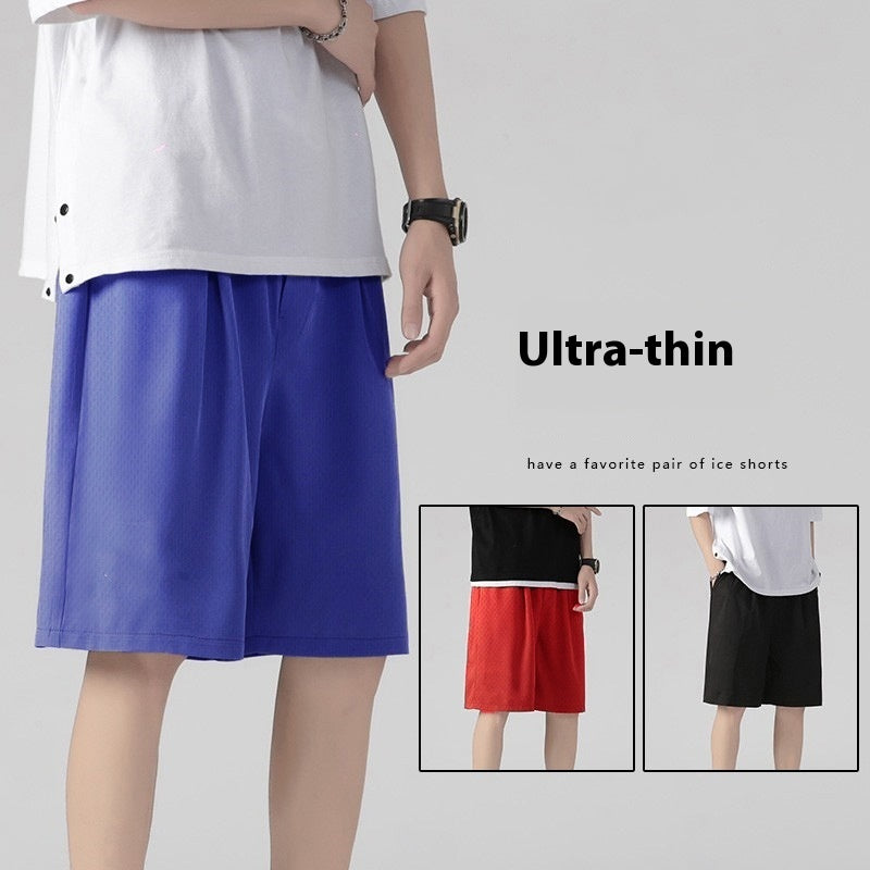 Men's Loose Casual Ice Silk Quick-drying Shorts