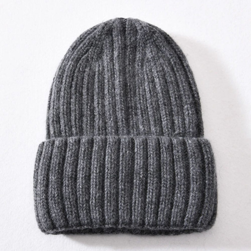 Winter Silk Satin-lined Knit Hat Unisex Thickened Version