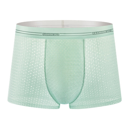 Men's Fashionable Mesh Breathable Ice Silk Underwear