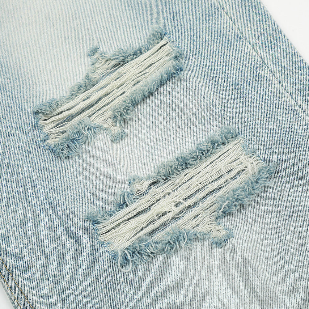 Fashion Knife Ripped Jeans For Men