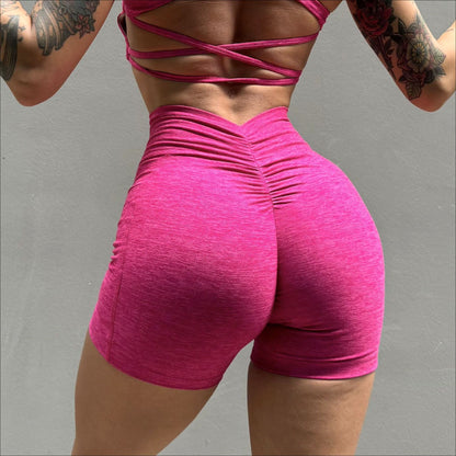 Brushed Fitness Yoga Shorts Women