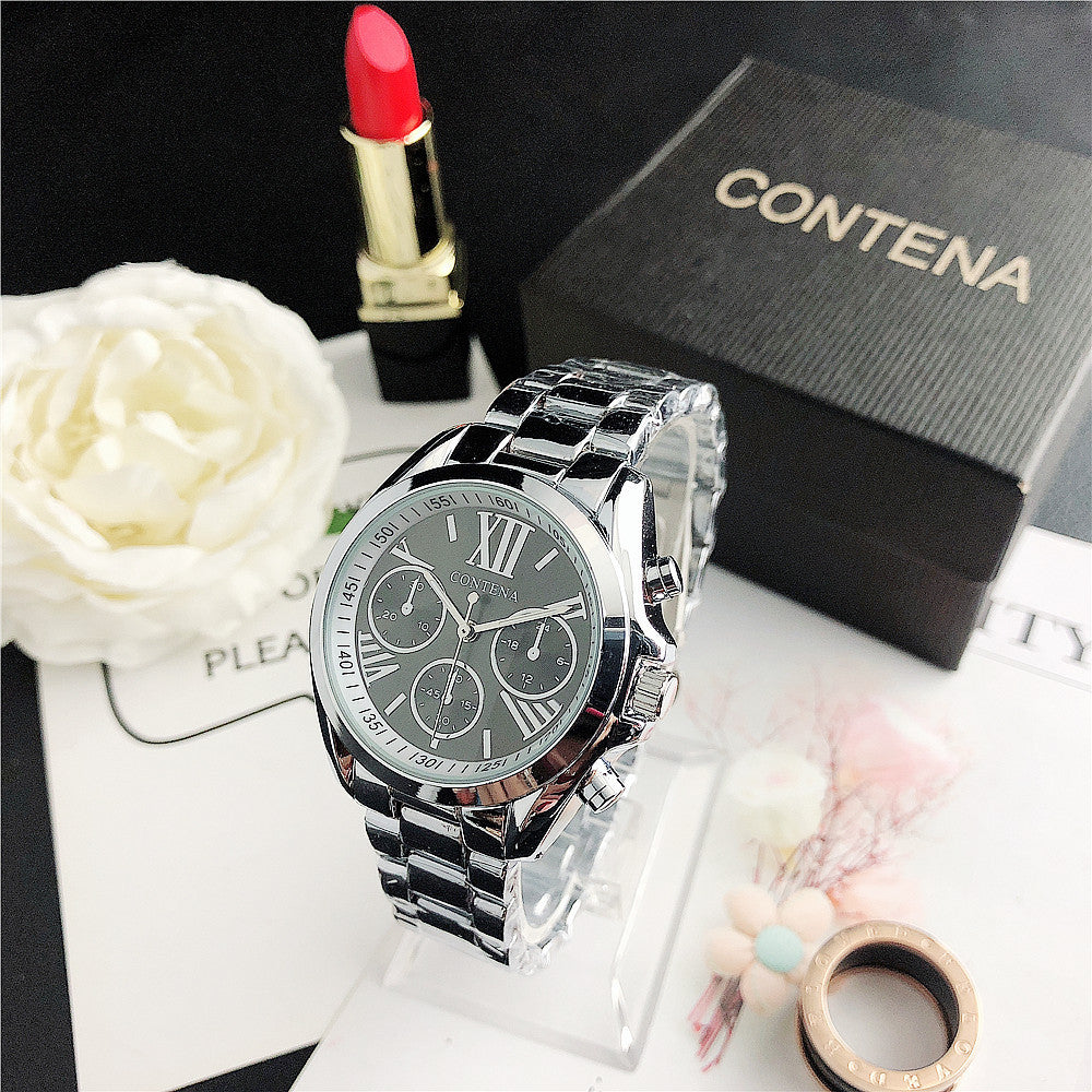 Women's Fashion Diamond Quartz Mesh Strap Watch