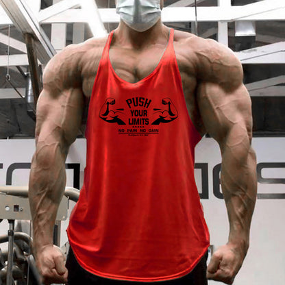 Men's Pure Cotton Thin Strap Sleeveless Tank Top