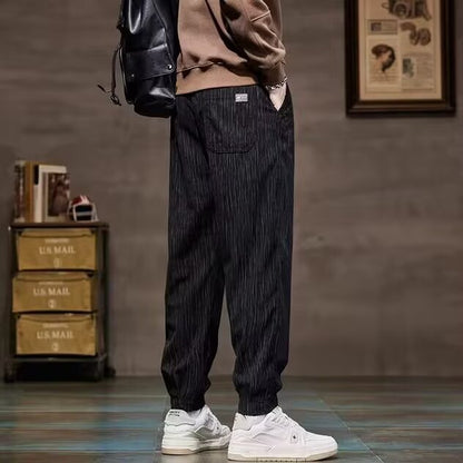 Men's Autumn Elastic-waist Jogger Pants