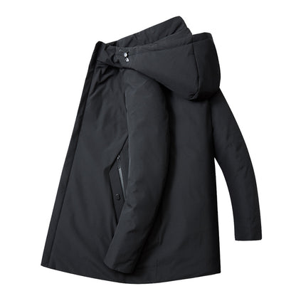 Winter Thickened And Insulated Cotton Coat For Middle-aged And Elderly Dads