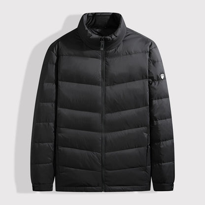 Autumn And Winter Men's Stand-up Collar Warm Down Jacket