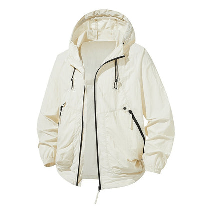 Sun-protective Couple's Clothing Breathable Ultra-thin Hooded Jacket