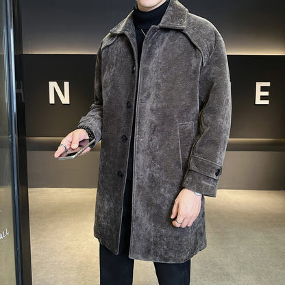 Lange Baumwollmantel - Winddichter Mantel