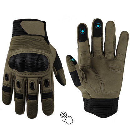 Touchscreen Taktische Vollfinger-Motorrad-Handschuhe