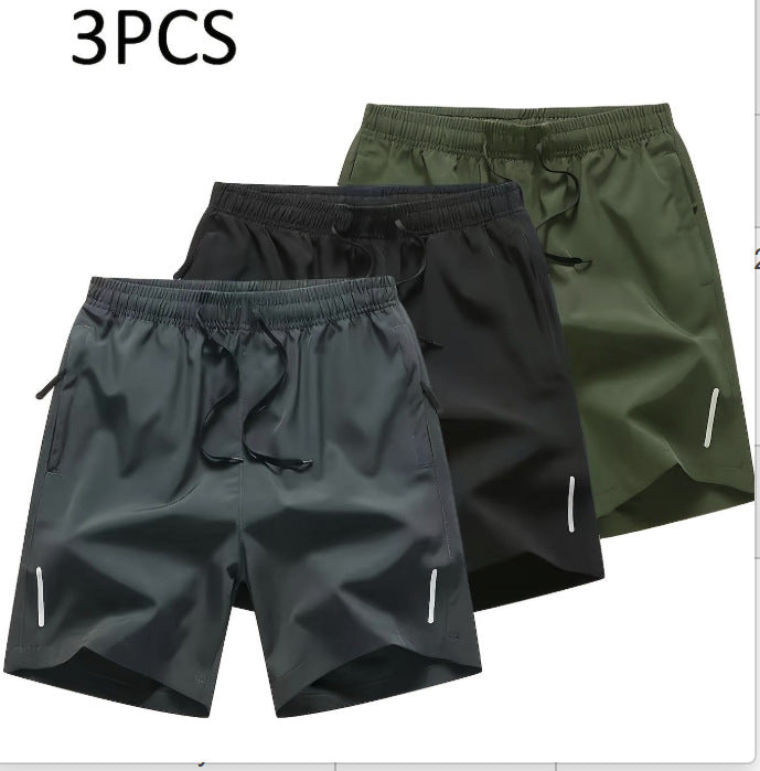 Modische Reißverschlusstasche Casual Shorts