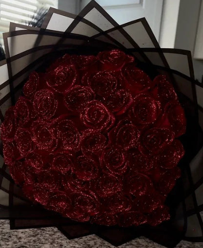 Personalisierte Valentinstag Brautstrauß