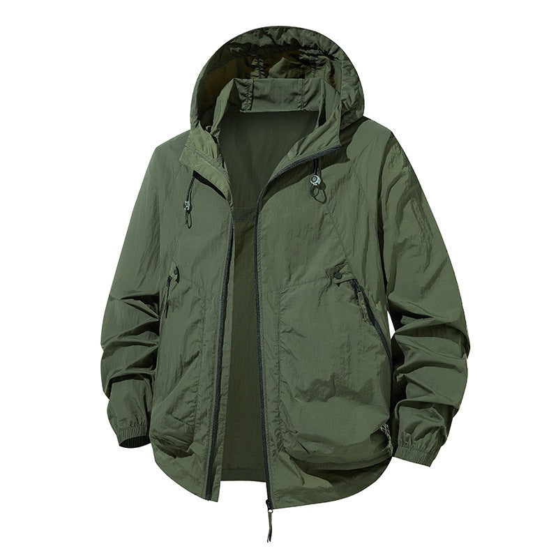 Sun-protective Couple's Clothing Breathable Ultra-thin Hooded Jacket