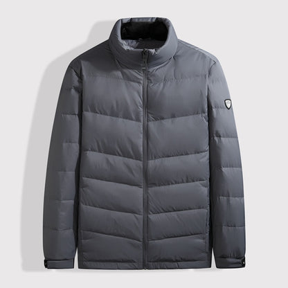 Autumn And Winter Men's Stand-up Collar Warm Down Jacket