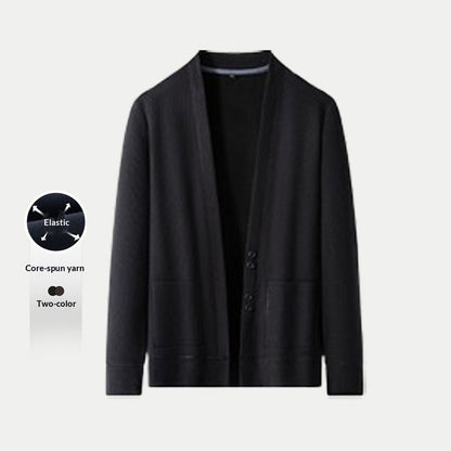 Polyester Autumn Men's Knitted Sweater