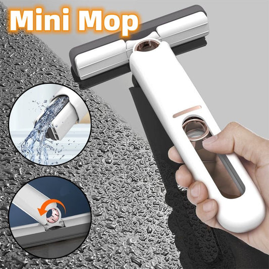 Mini Mops Floor Cleaning Sponge Squeeze Mop Household Cleaning Tools Home Car Portable Wiper Glass Screen Desk Cleaner Mop - Joker